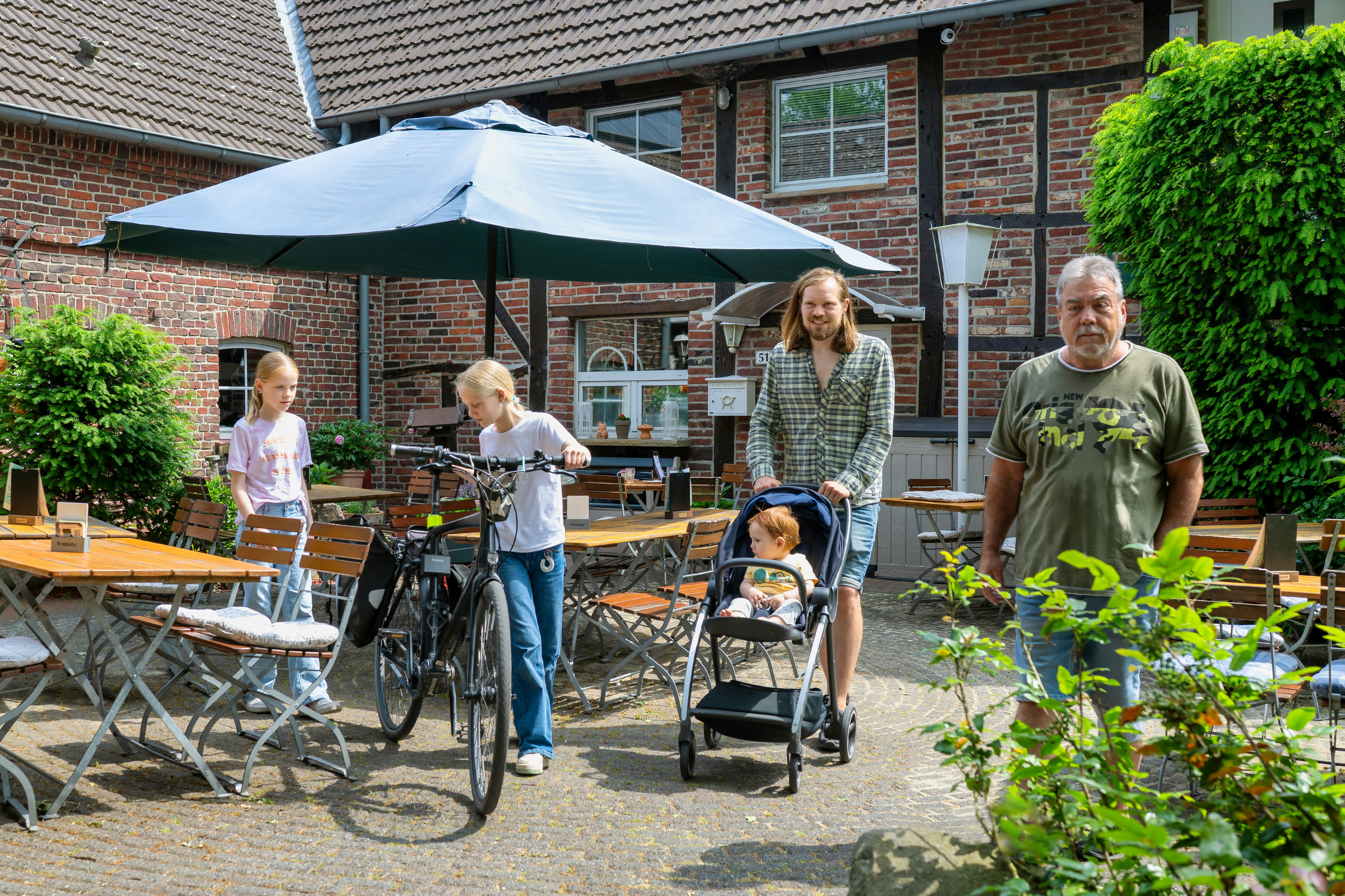 Freizeitpark Klaukenhof  - Restaurant mit Terrasse auf dem Campingplatz