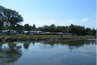 Frydenstrand Camping Mou - Stellplätze mit Blick auf das Wasser