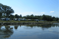 Frydenstrand Camping Mou - Stellplätze mit Blick auf das Wasser