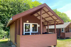 Galløkken Camping - Mobilheim mit Terrasse auf dem Campingplatz