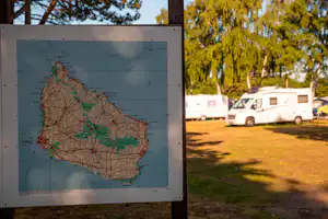 Galløkken Camping - Karte des Campingplatzes
