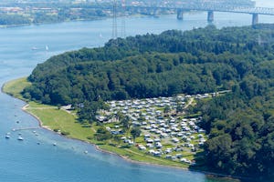 GalsKlint Camping - Campingplatz aus der Vogelperspektive