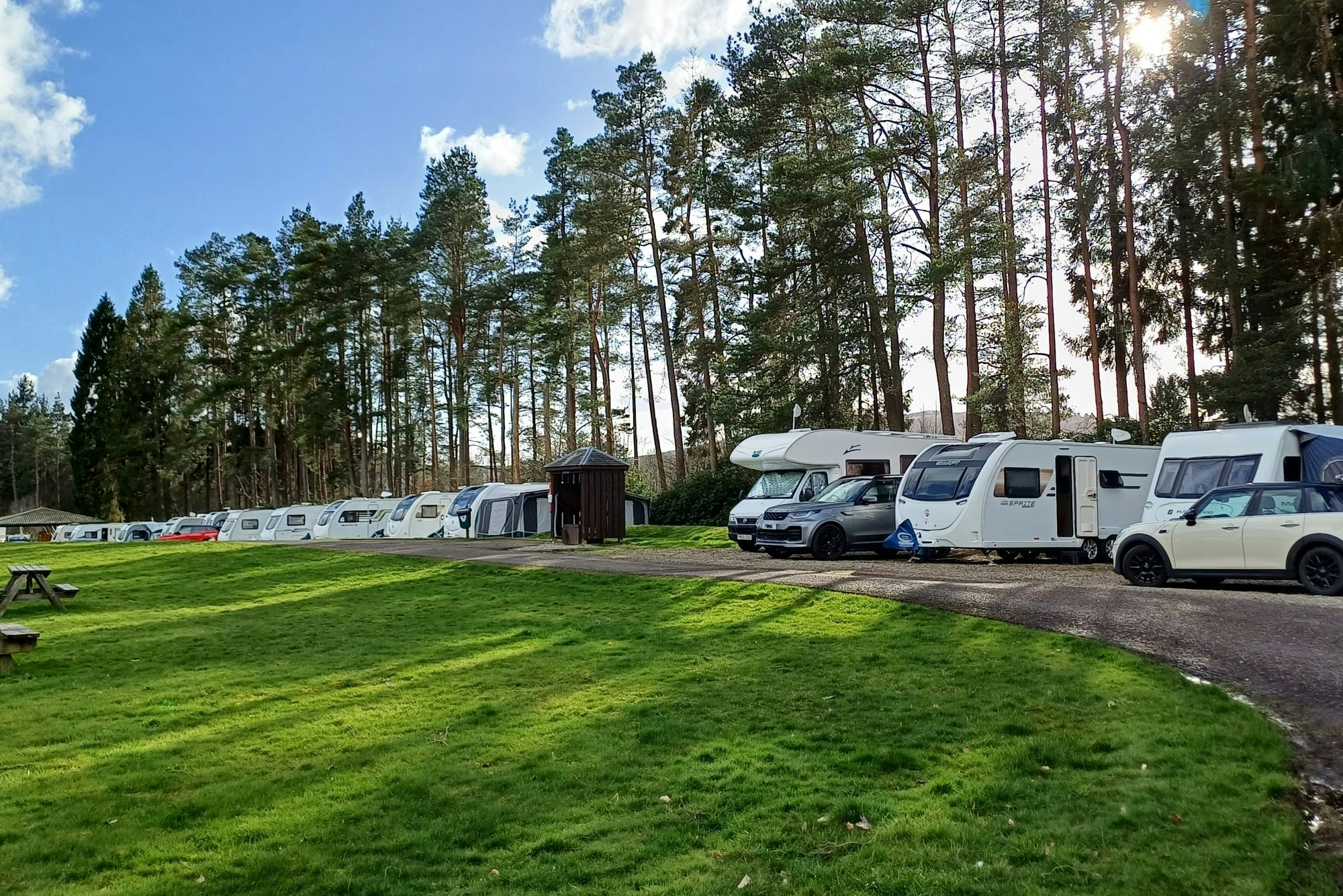 Callander Woods Holiday Park  Gart Caravan Park - Standplätze auf dem Campingplatz
