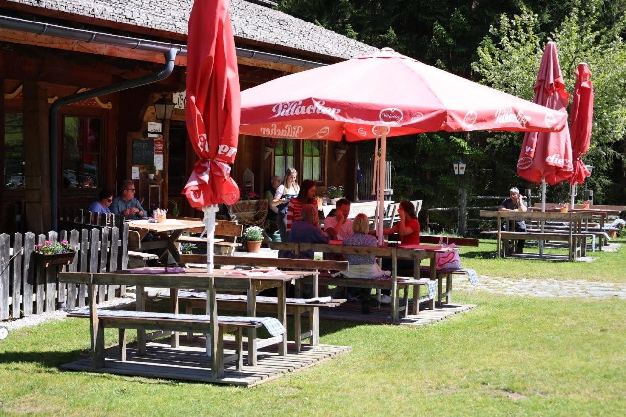 Genuss Camping Mühlenstüberl  - Restaurant mit Terrasse auf dem Campingplatz