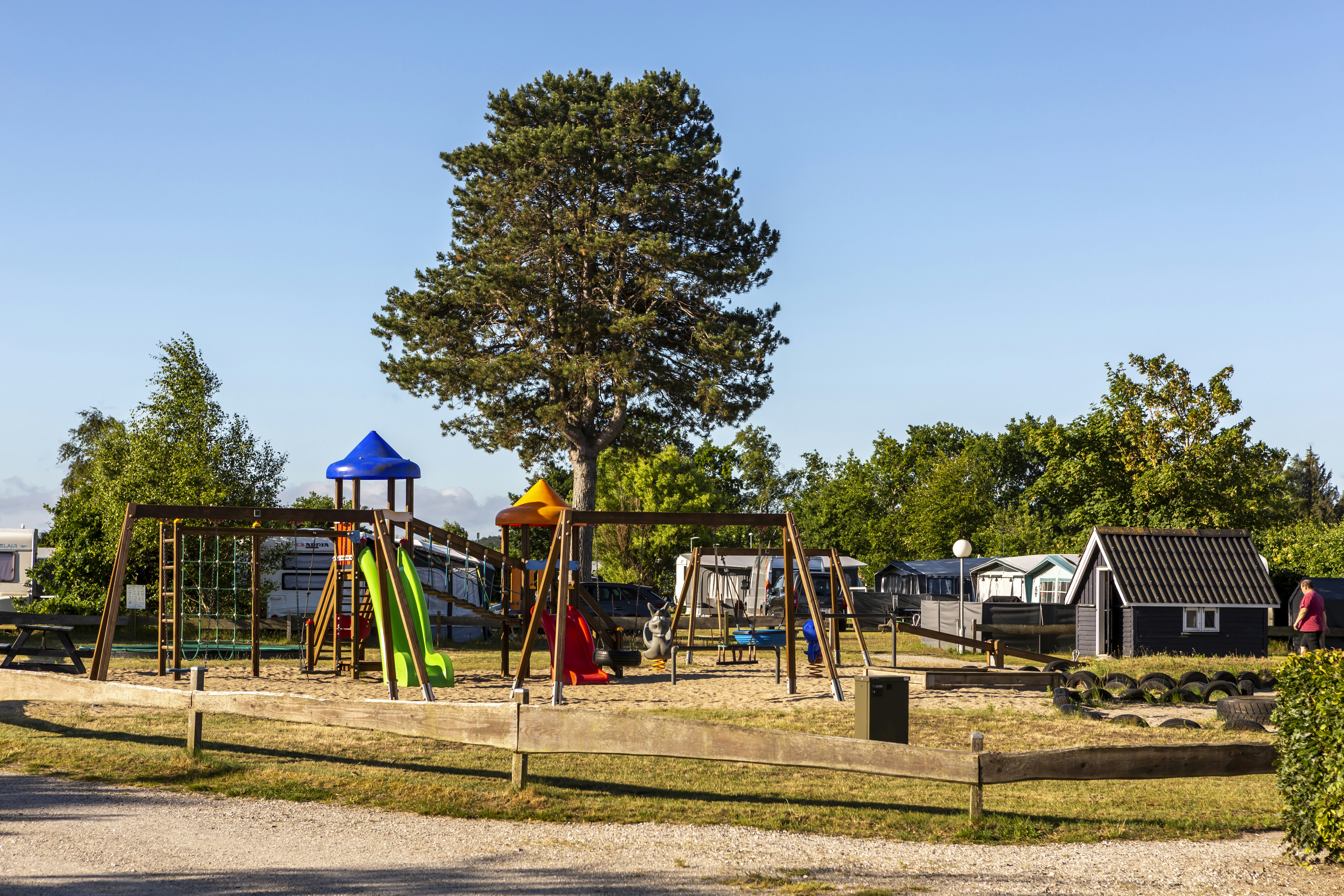 DCU-Camping Gjerrild Strand  - Kinderspielplatz auf dem Campingplatz