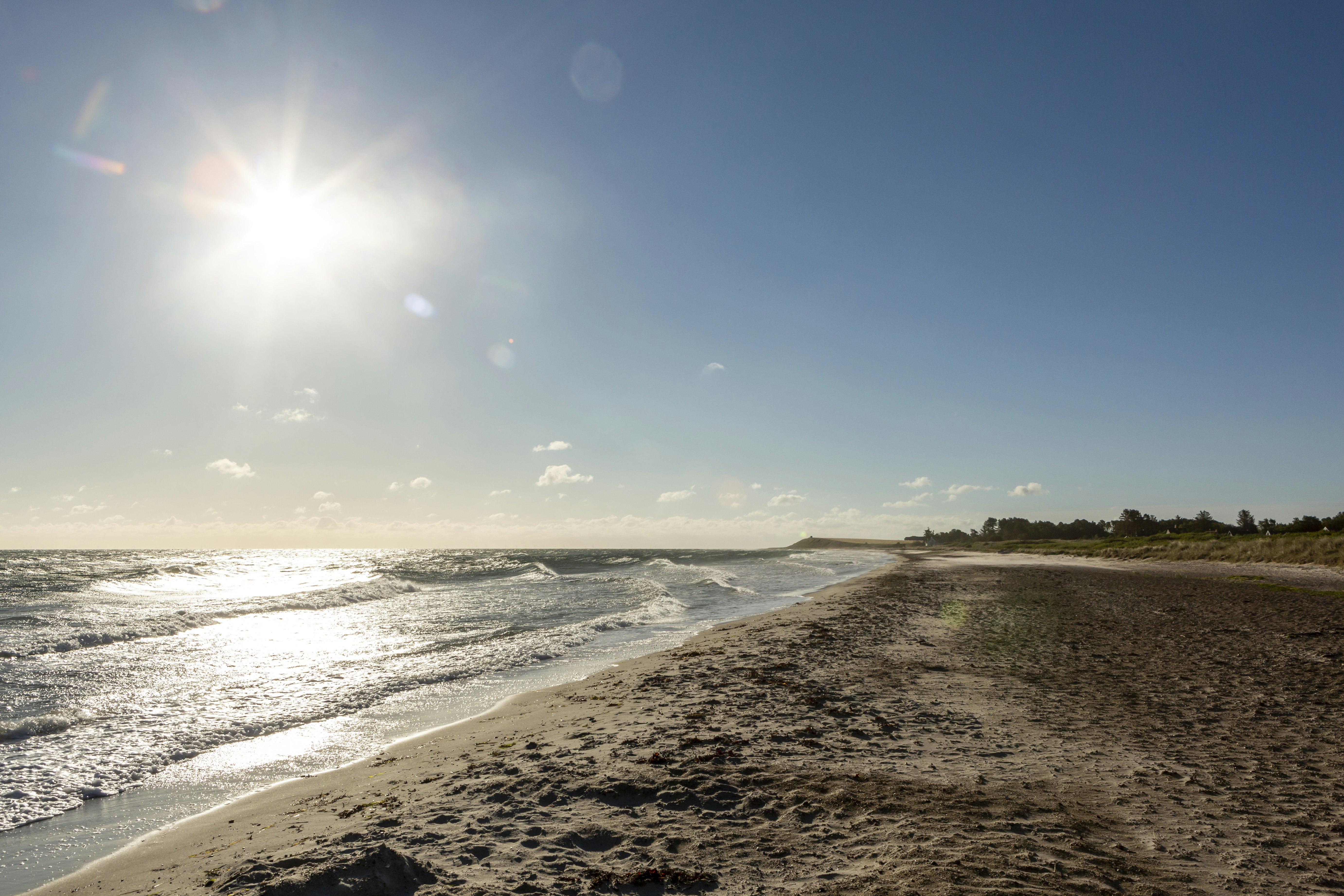 DCU-Camping Gjerrild Strand - Blick auf den Strand am Campingplatz