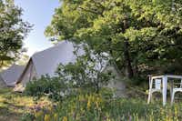 Glamping Dimore Montane - Glamping-Zelt auf dem Campingplatz zwischen den Bäumen