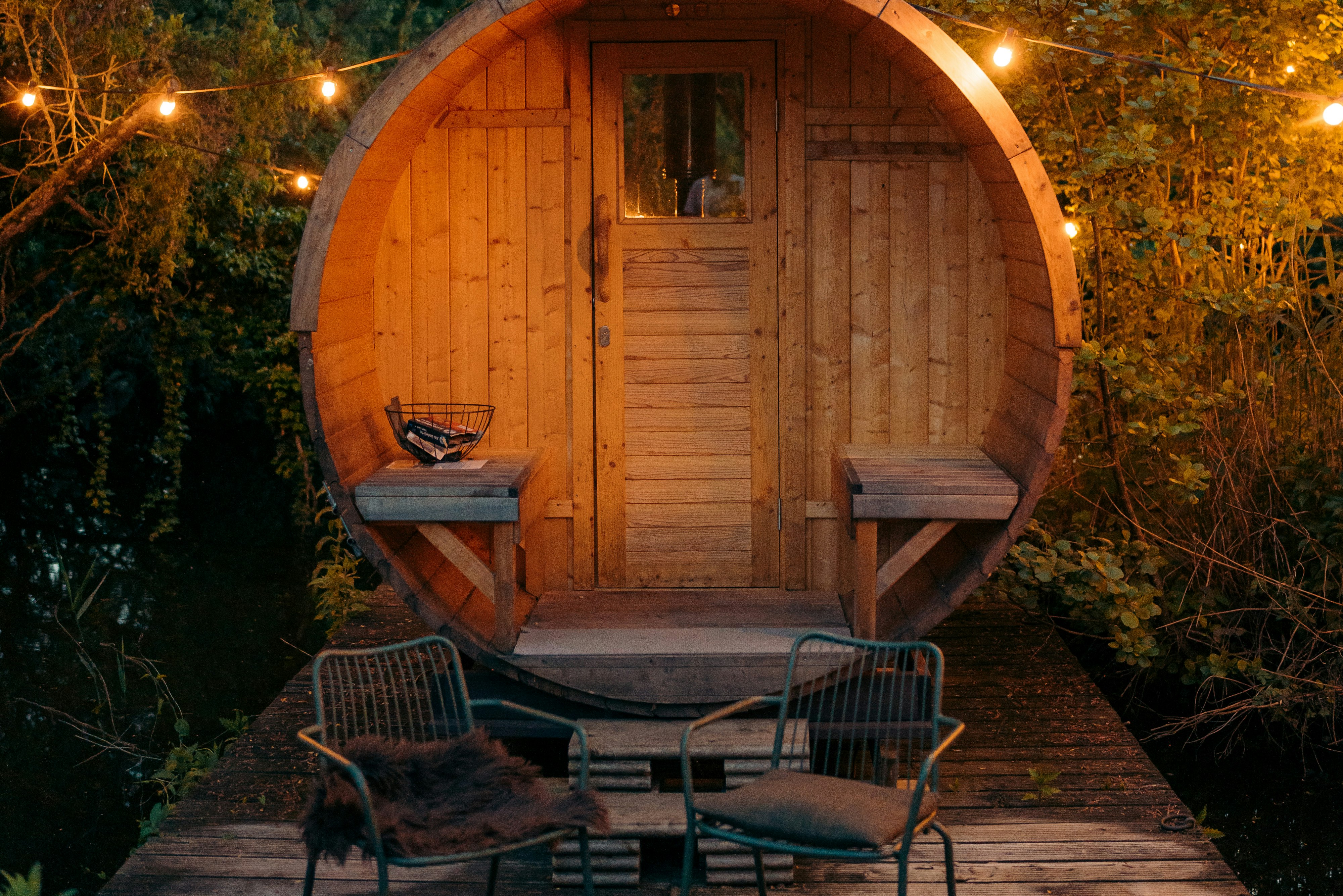 Glamping Oord RØSTIG - Schlaffass auf dem Campingplatz