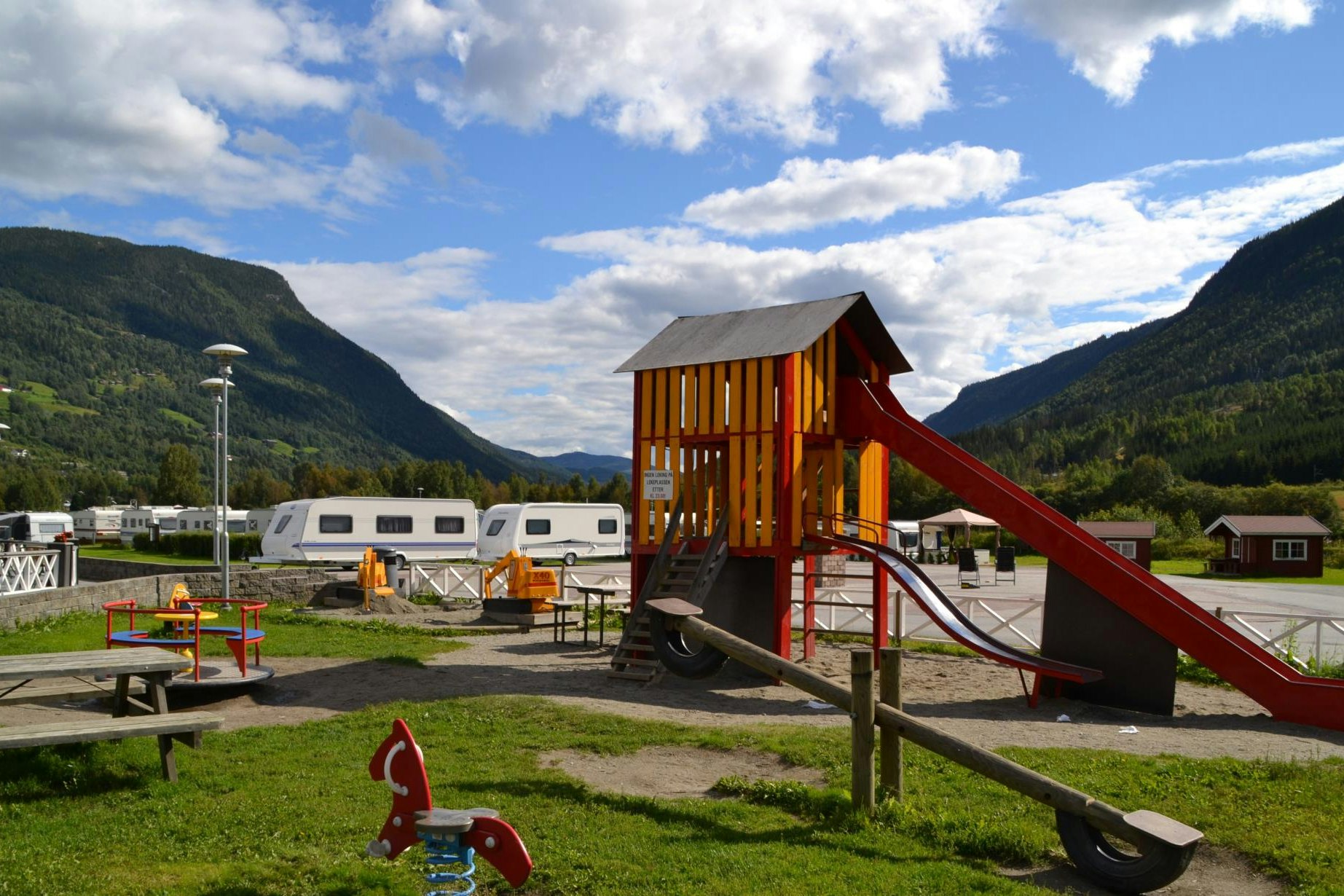 Gol Campingsenter  - Kinderspielplatz auf dem Campingplatz