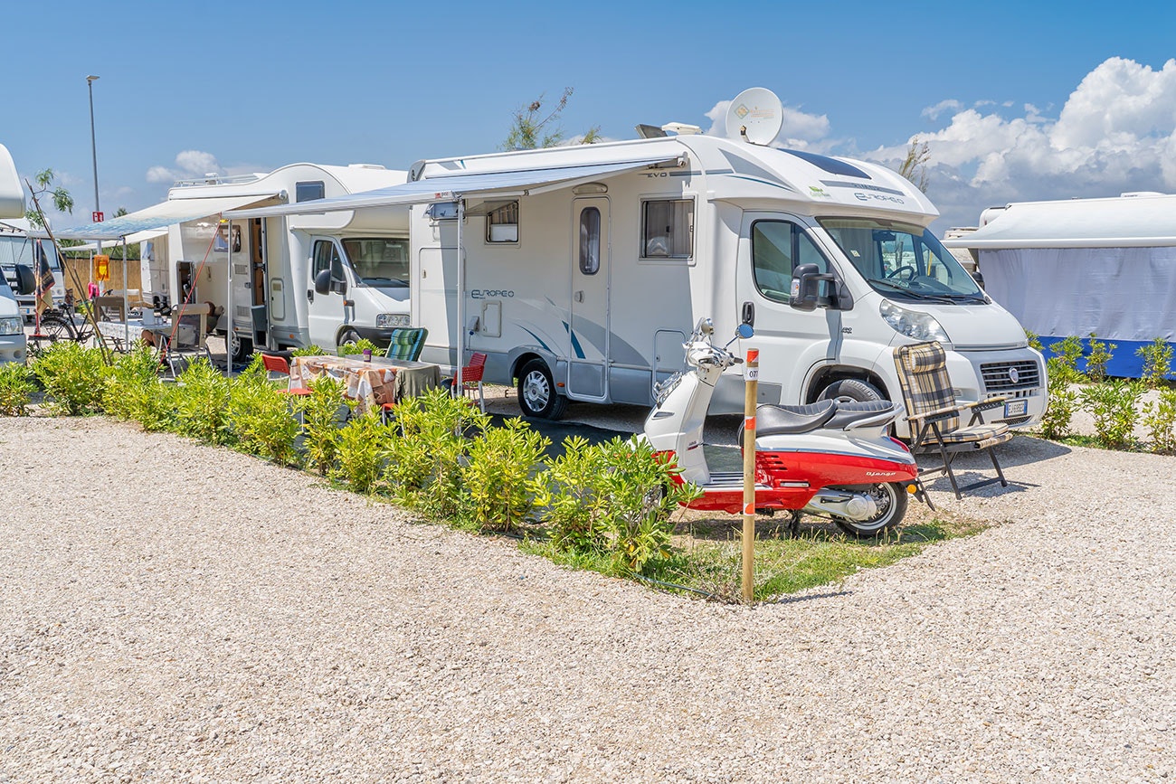 Gotha Beach Camping - Standplätze auf dem Campingplatz
