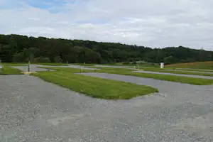 Green Camp Schleierhof - Standplatzwiese auf dem Campingplatz