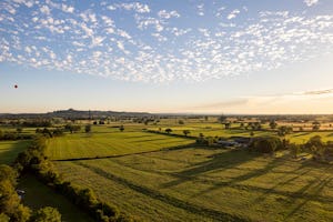 Greenacres Camping - Luftaufnahme des Campingplatzes