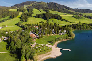 Grüntensee Camping - Campingplatz am Grüntensee aus der Vogelperspektive