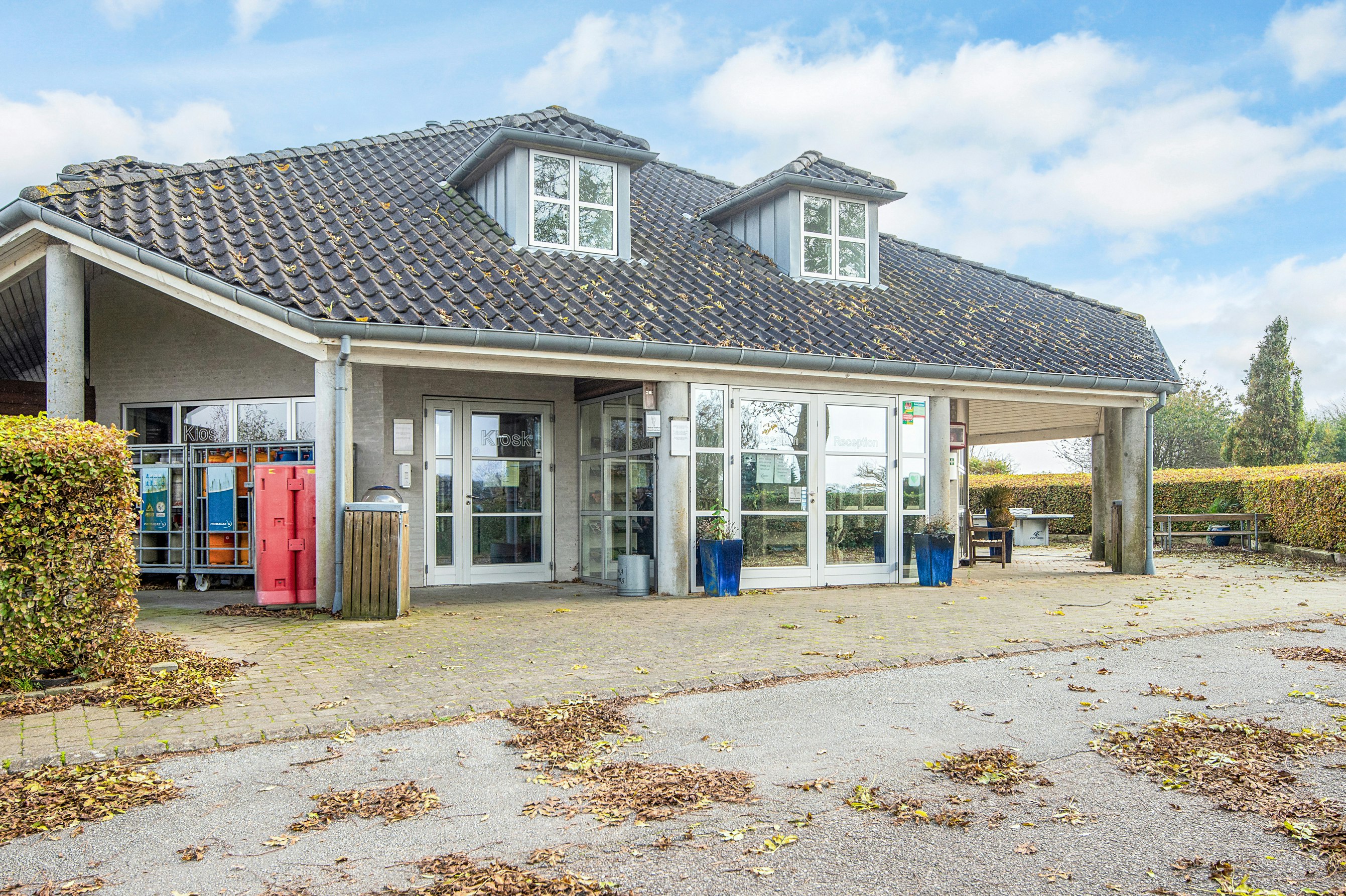 Gåsevig Strand Camping - Hauptgebäude des Campingplatzes