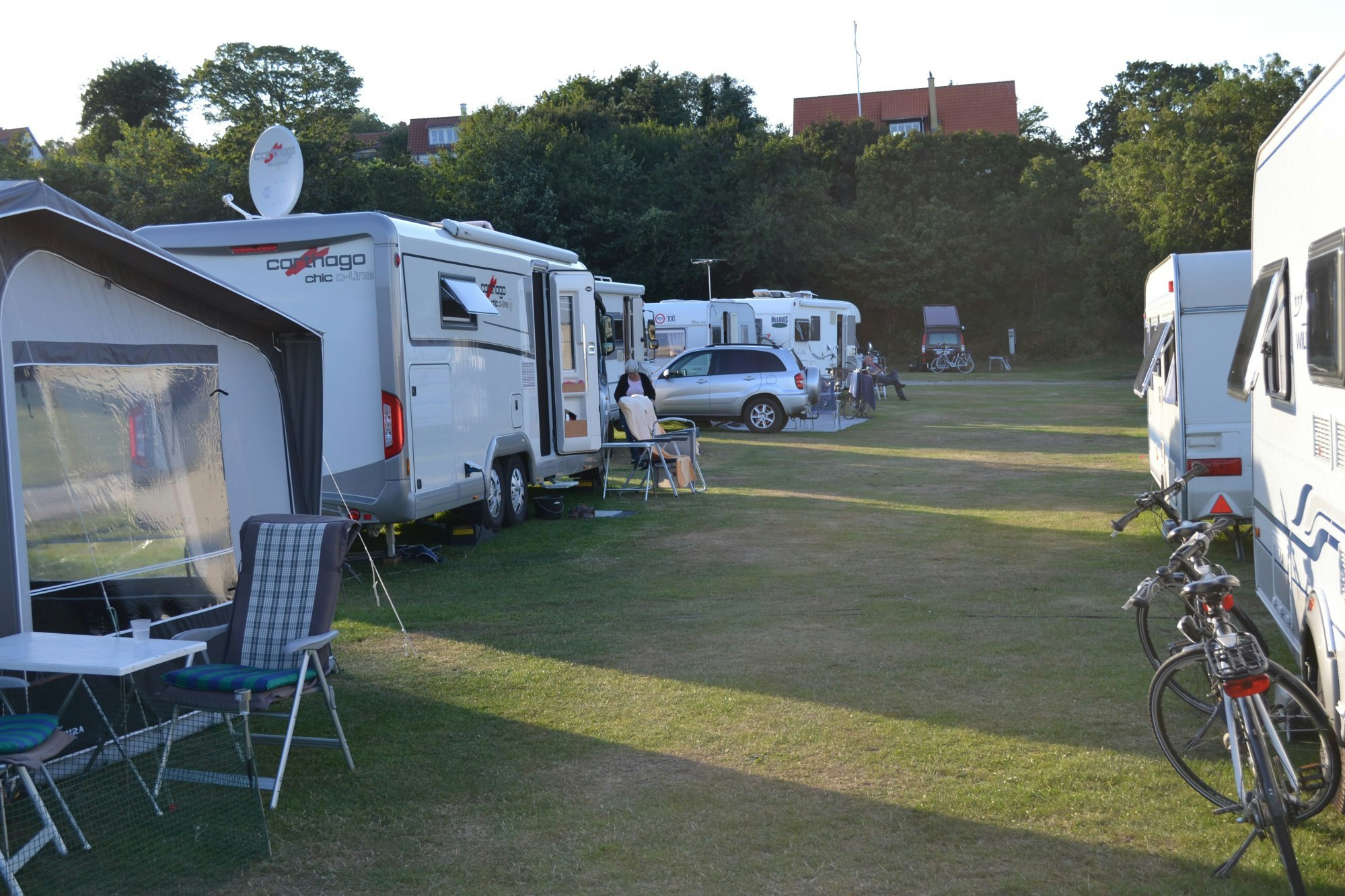 Gudhjem Camping Bornholm - Standplätze auf dem Campingplatz