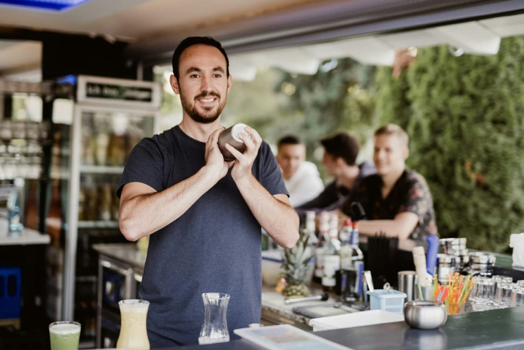 Dreiländer-Camping & Freizeitpark Gugel - Poolbar auf dem Campingplatz