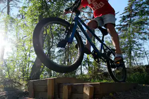 Gullbrannagården - Mountainbiken auf dem Campingplatz