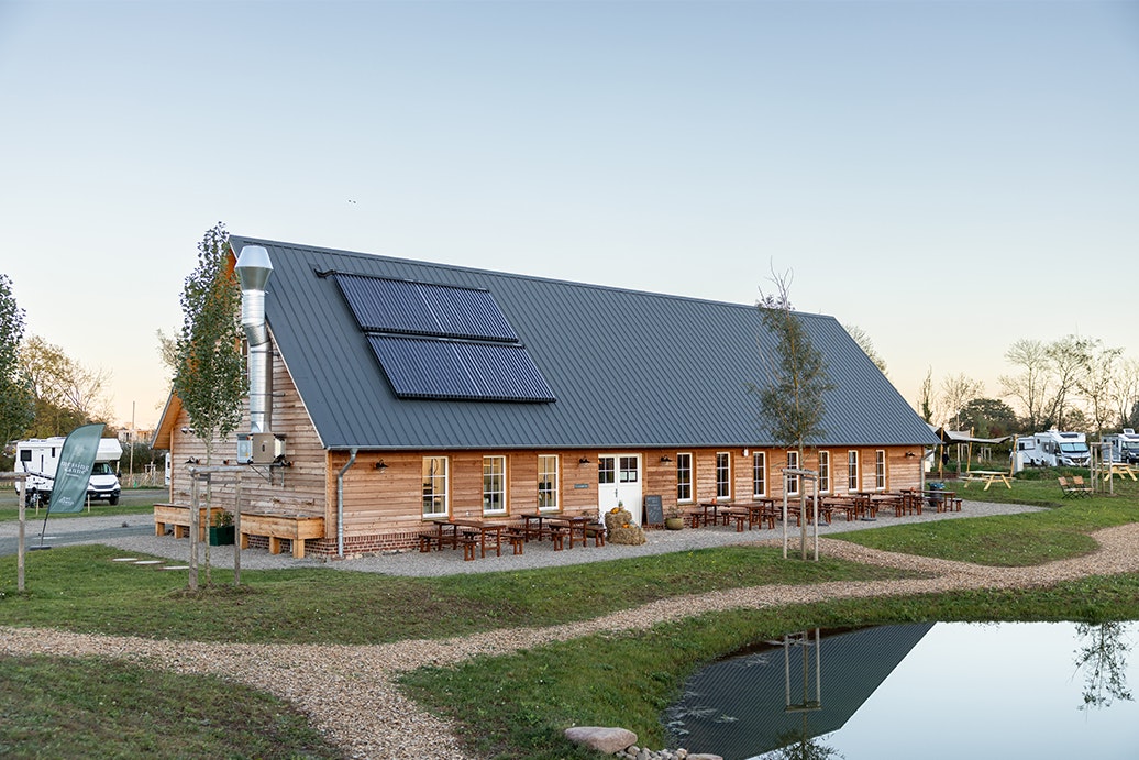 Gut Damp Dorotheenpark  - Restaurant mit Terrasse auf dem Campingplatz