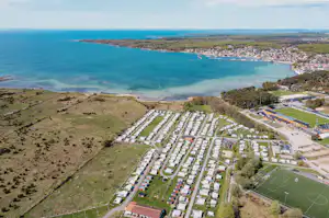 SweCamp Hälleviks Camping - Campingplatz aus der Vogelperspektive