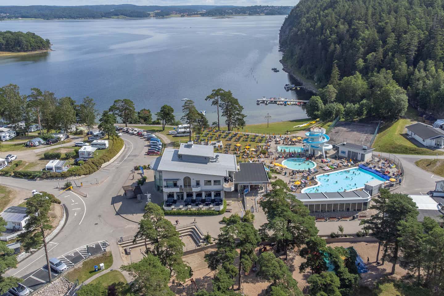 Hafsten Resort - Campingplatz aus der Vogelperspektive