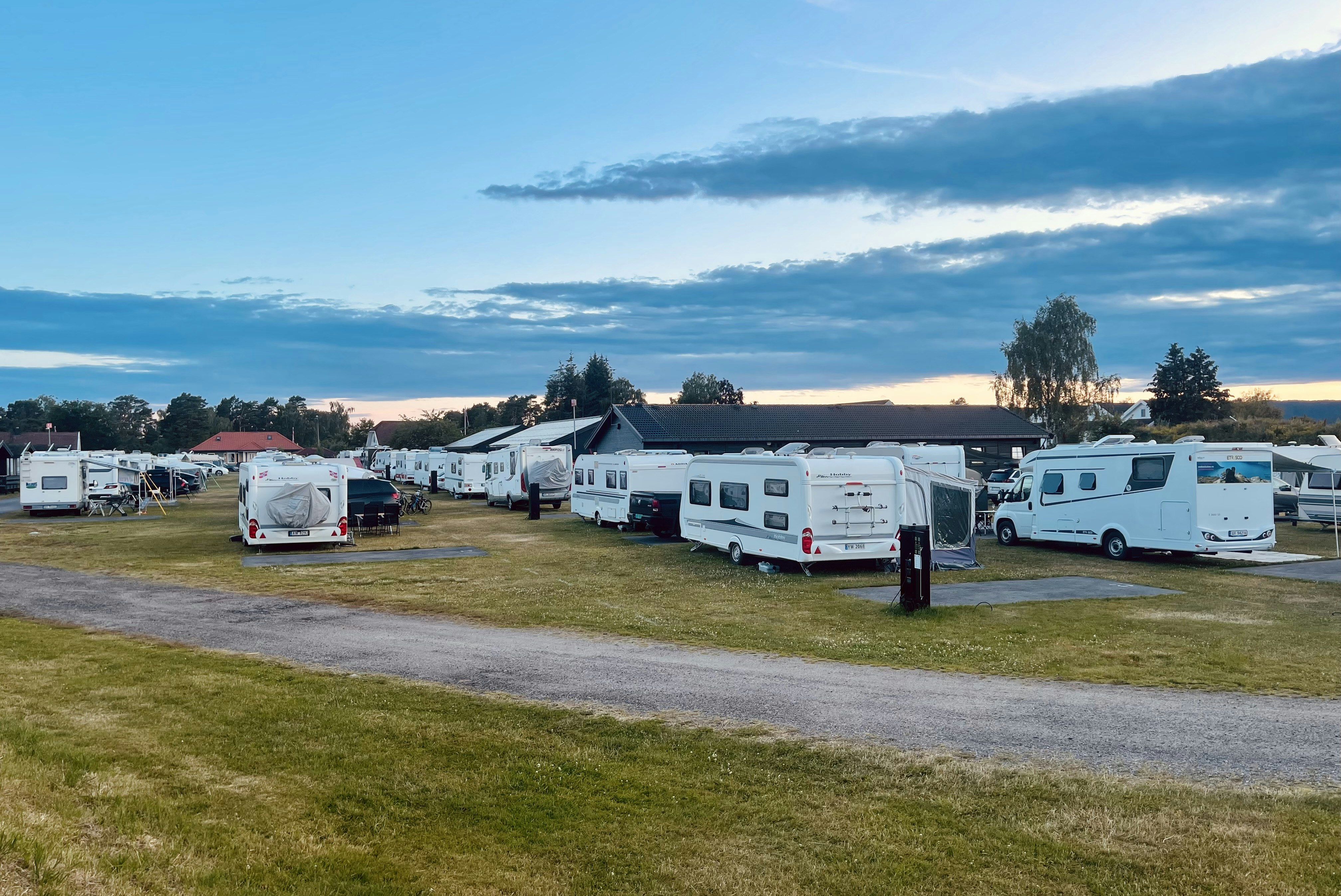 Hamre Familiecamping - Standplätze auf dem Campingplatz