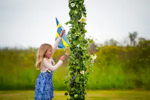 Hansagård Camping & Resort - Mittsommer-Fest auf dem Campingplatz