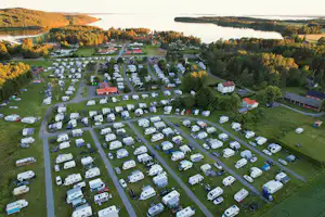 Harge Bad & Camping - Campingplatz aus der Vogelperspektive