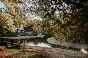 Charme Camping Hartje Groen - Stellplätze am Bach