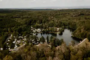 Harz-Camp Bremer Teich - Campingplatz Luftaufnahme
