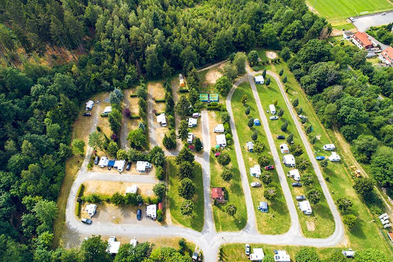Harz Camp Göttingerode - Campingplatz aus der Vogelperspektive