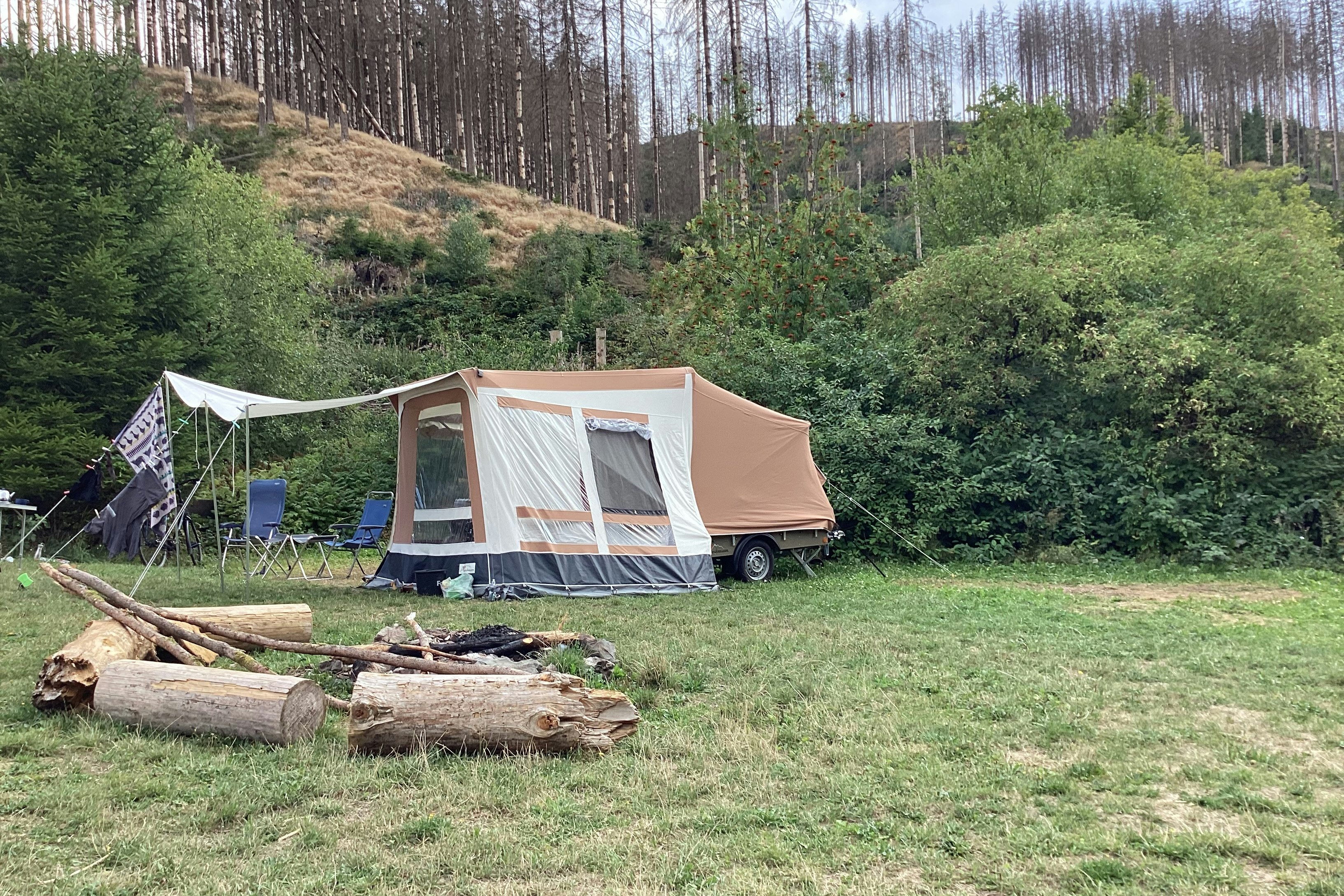 Harz Hideaway - Stellplatz bei der Feuerstelle