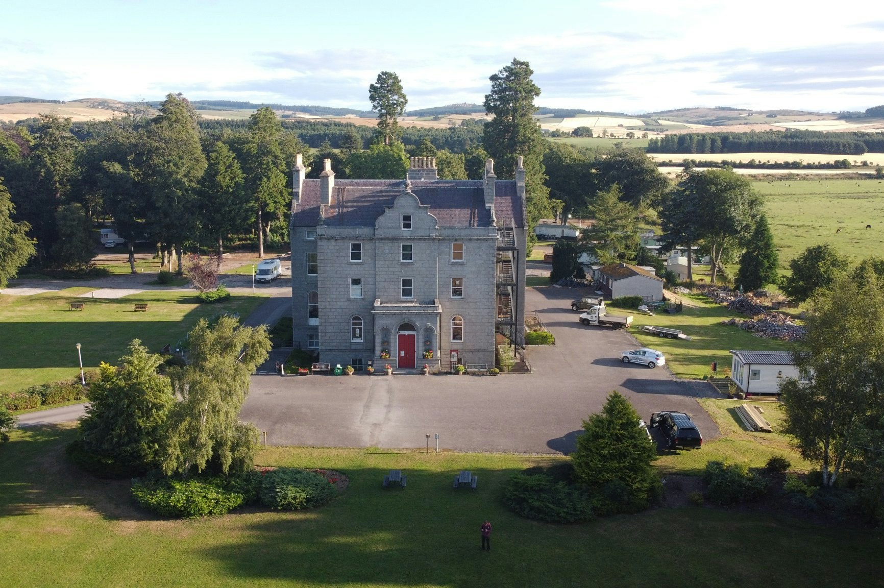 Haughton House Holiday Park - Hauptgebäude auf dem Campingplatz