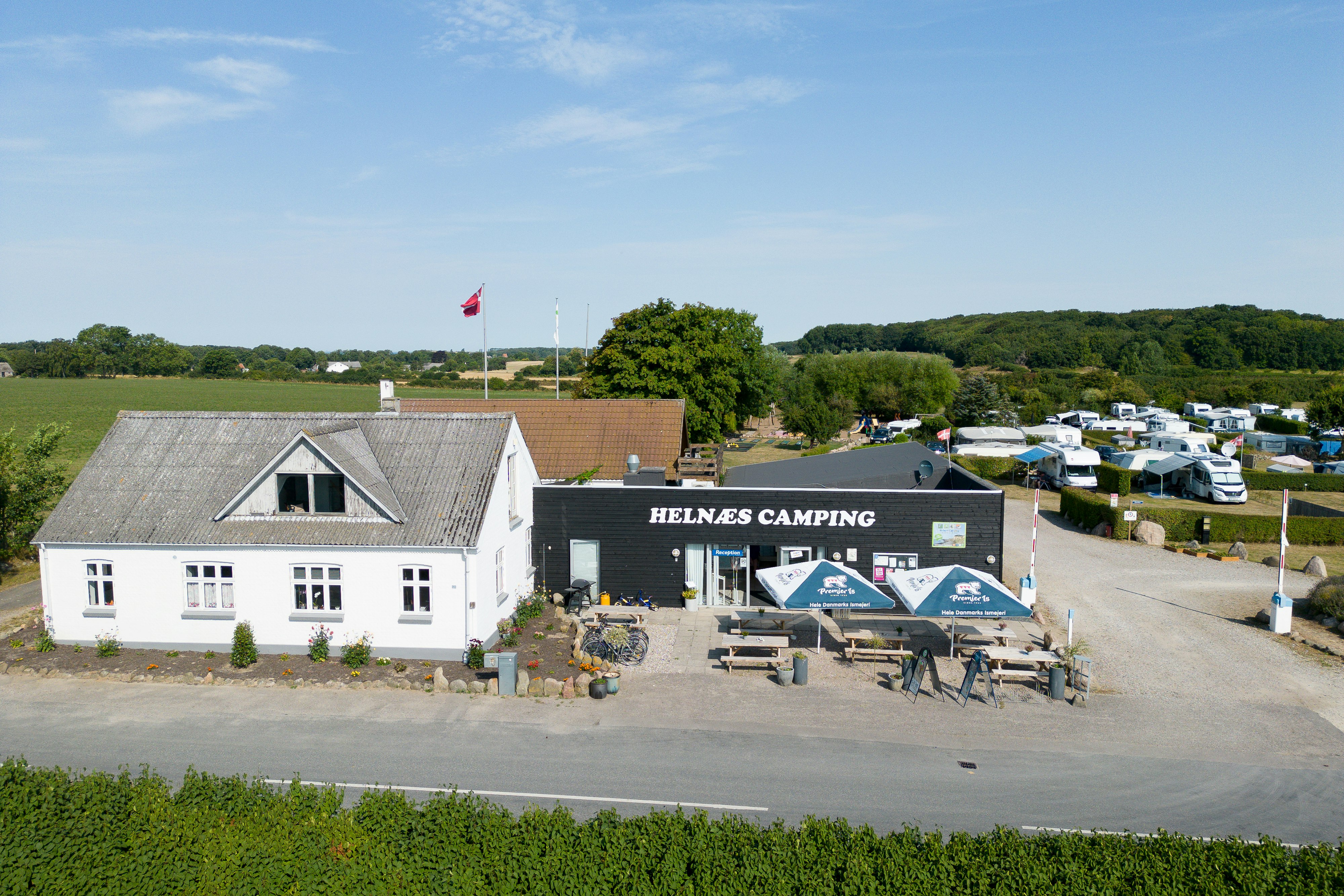 Helnæs Camping - Rezeption des Campingplatz