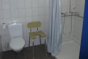 Heubach Rüschegg - Barrierefreie Toilette auf dem Campingplatz