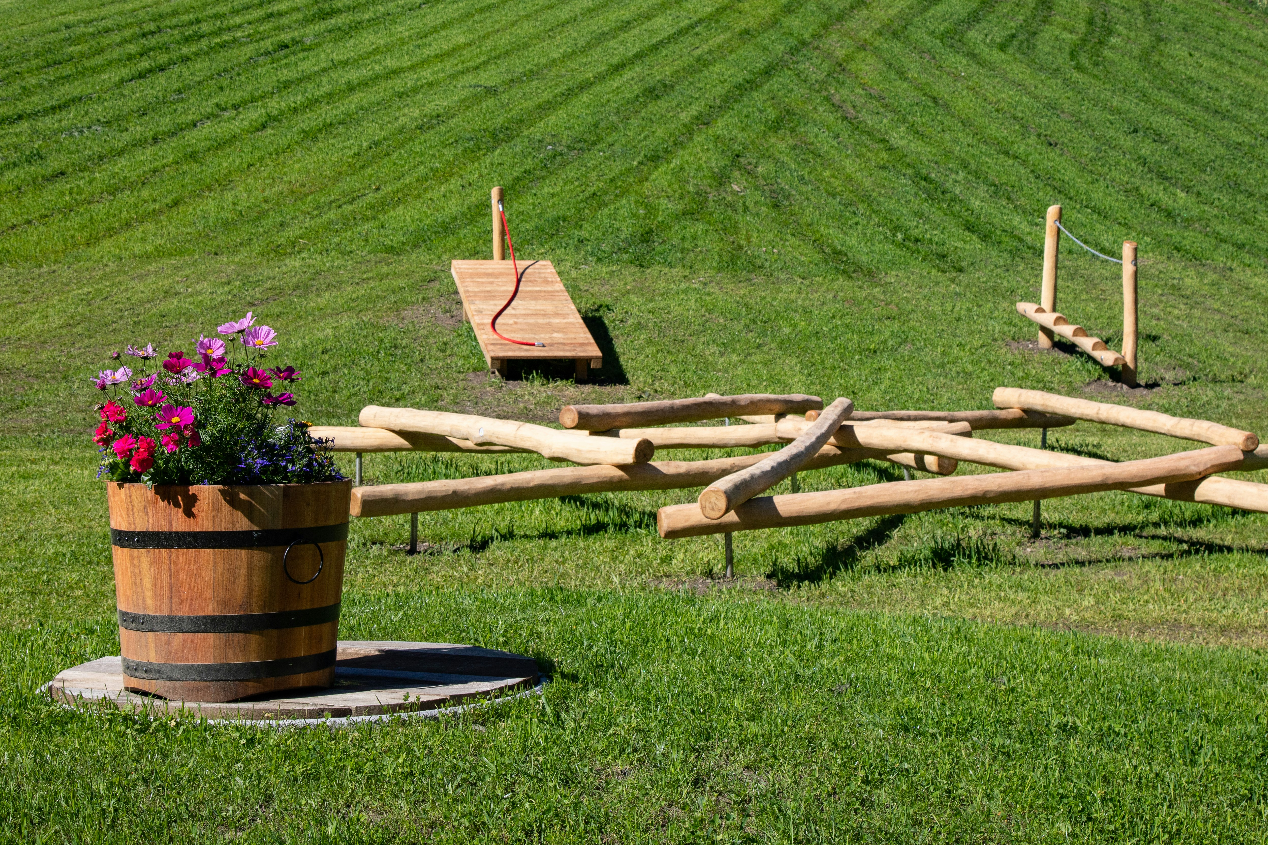 HOCHoben - Camp & Explore - Motorik-Spielplatz auf dem Campingplatz