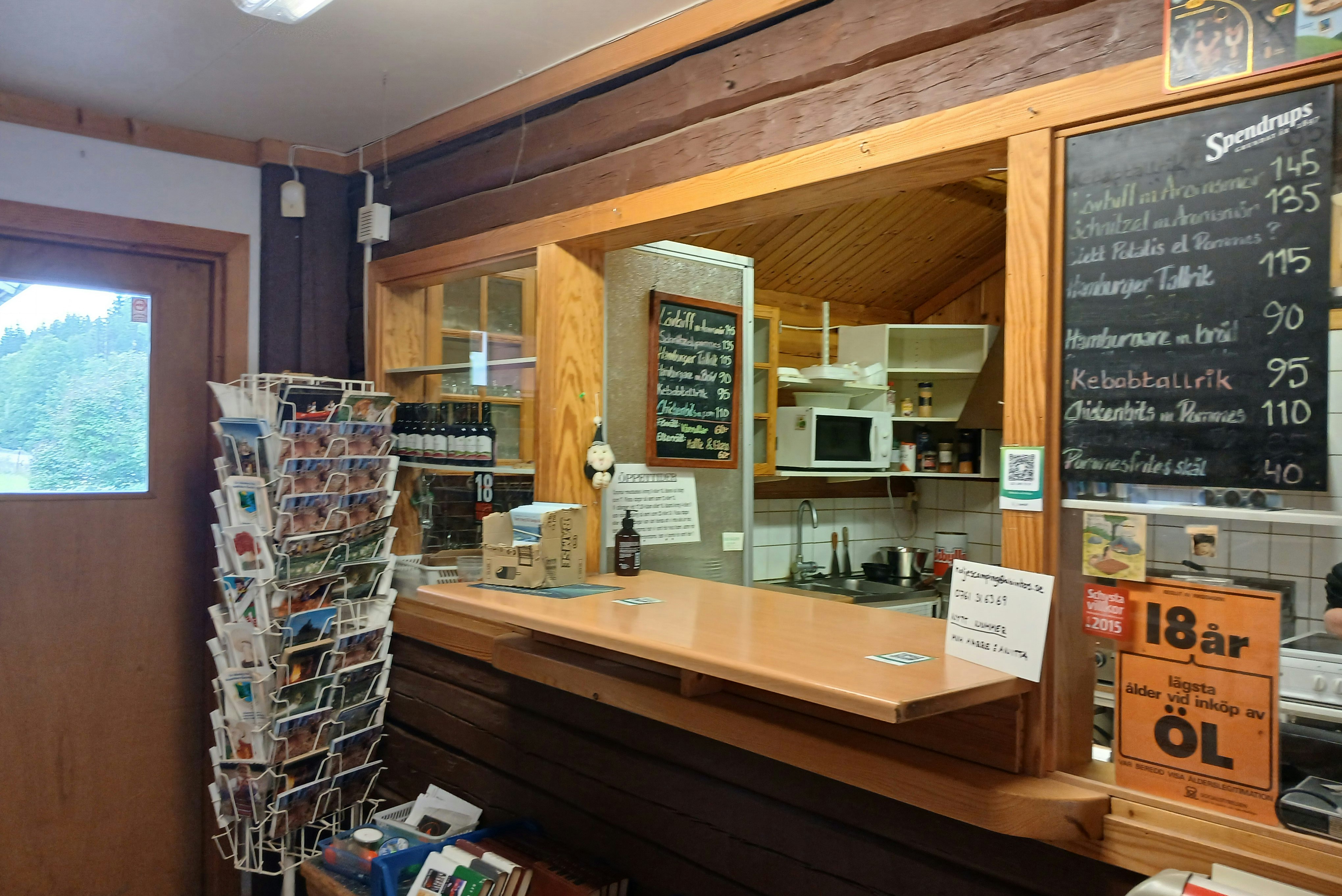 Höljes Camping - Snackbar auf dem Campingplatz