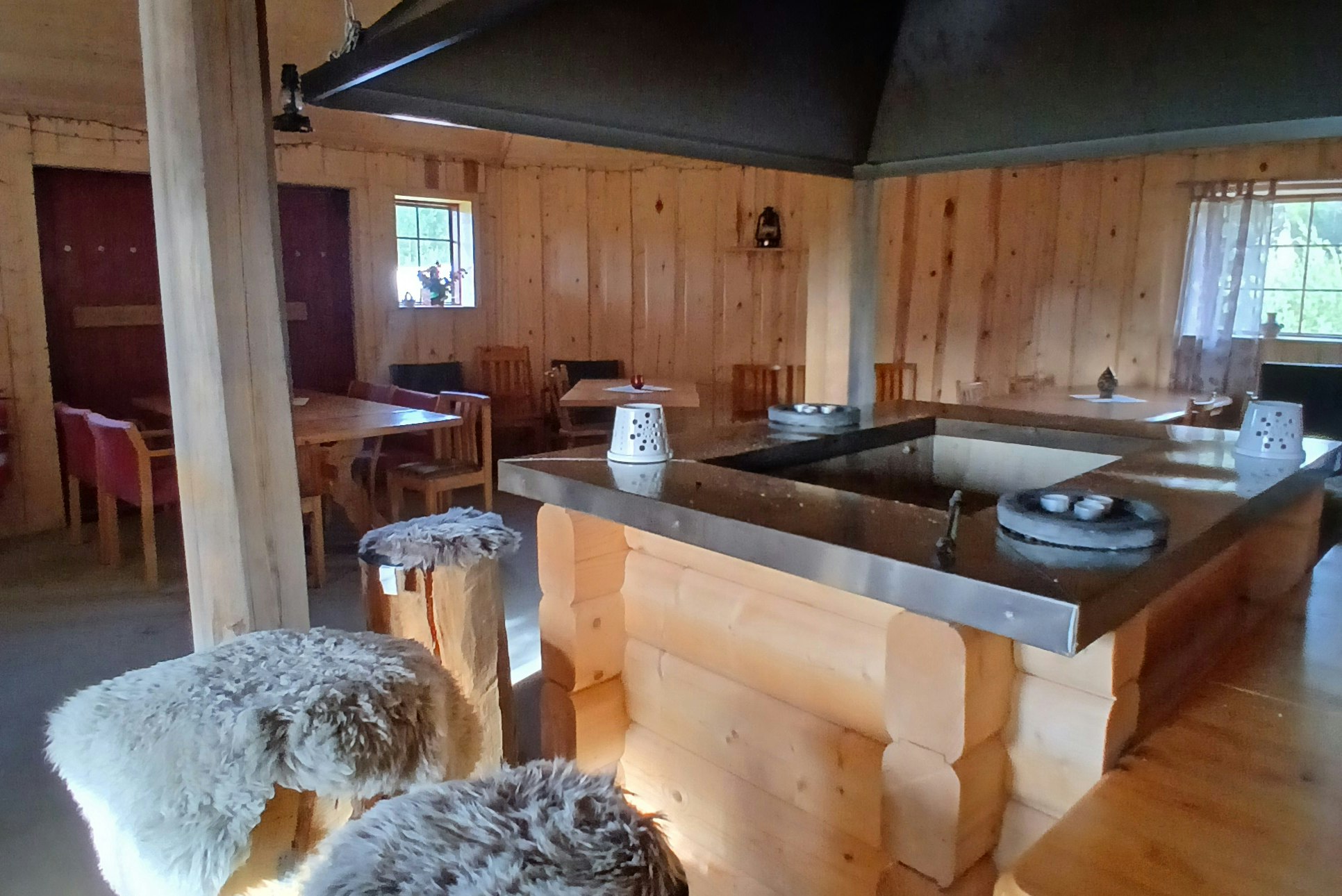 Höljes Camping - Speisesaal auf dem Campingplatz