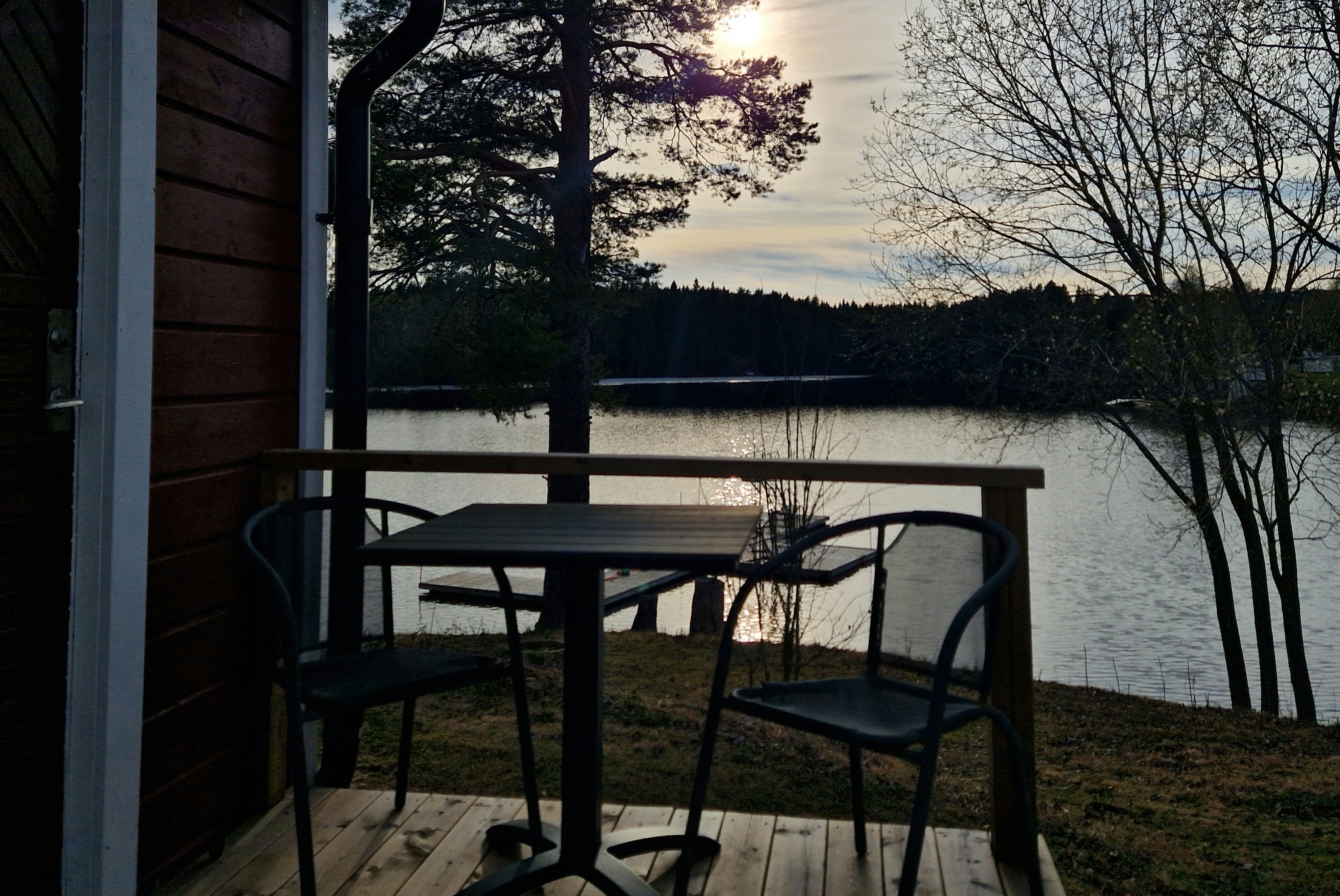 Hotings Camping  - Mobilheim mit Terrasse auf dem Campingplatz