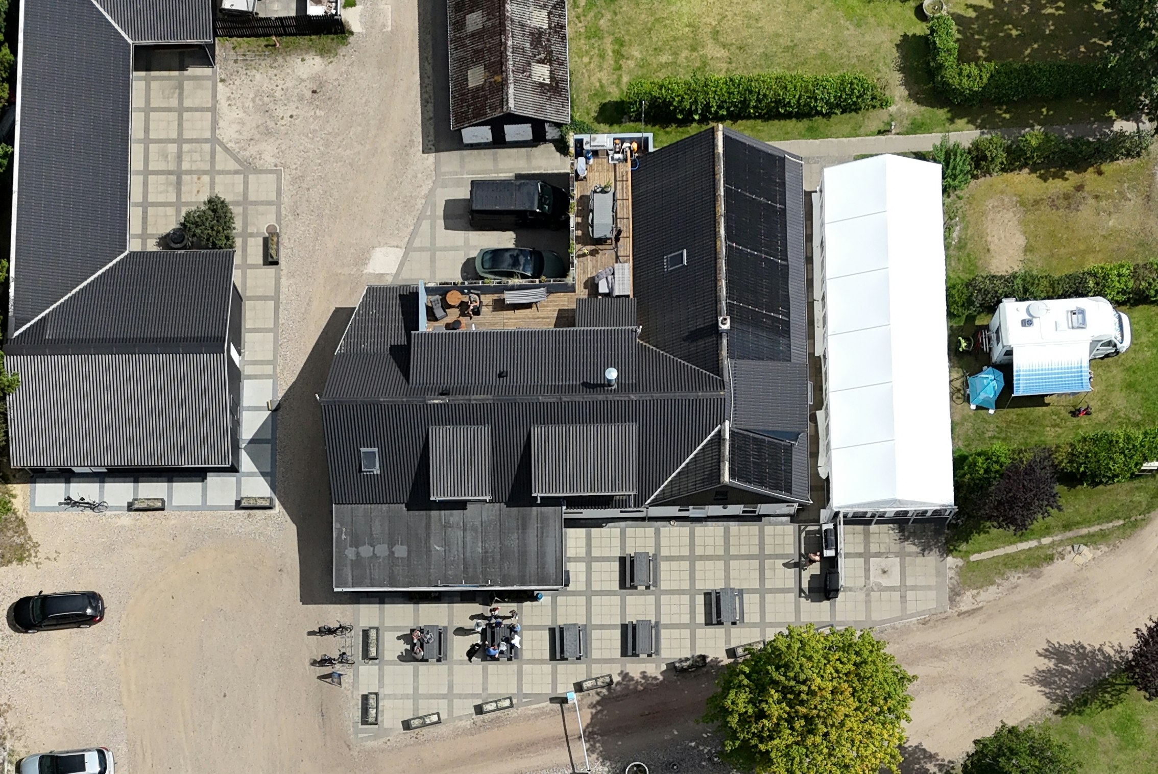 Houstrup Camping  - Campingplatz aus der Vogelperspektive