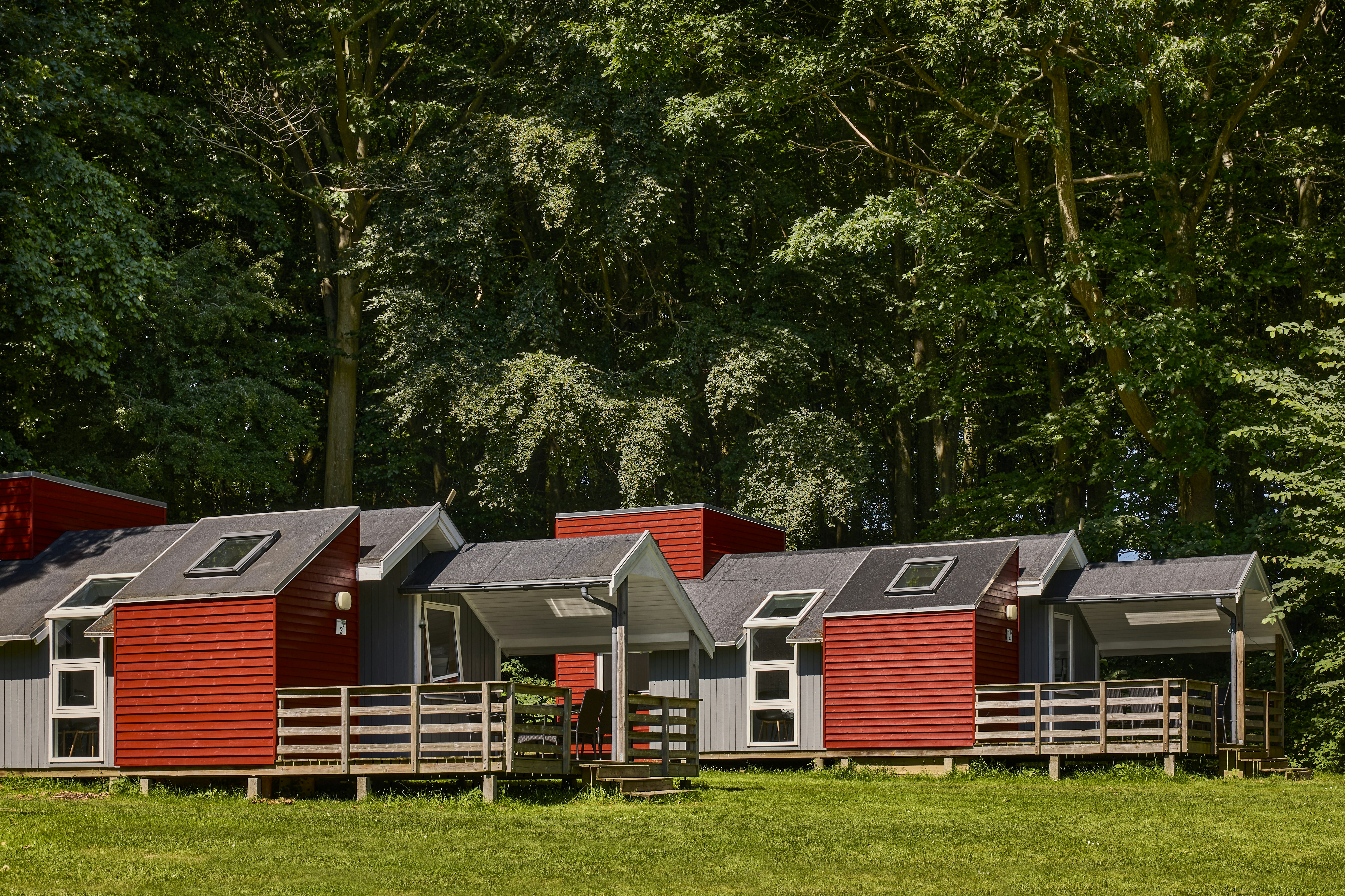 Horsens City Camping - Außenansicht Mobilheime