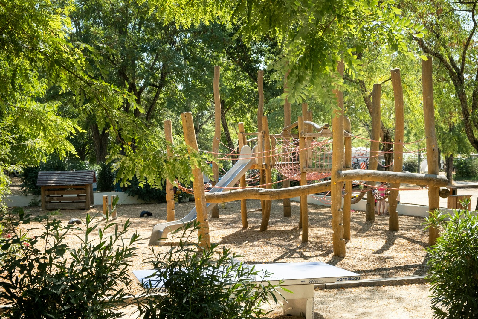 Huttopia Camping Le Moulin  - Kinderspielplatz auf dem Campingplatz