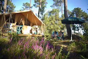 Huttopia Landes Sud - Glampingzelt auf dem Campingplatz