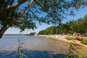 Huttopia Landes Sud - Strand des Léon-See in der Nähe des Campingplatzes