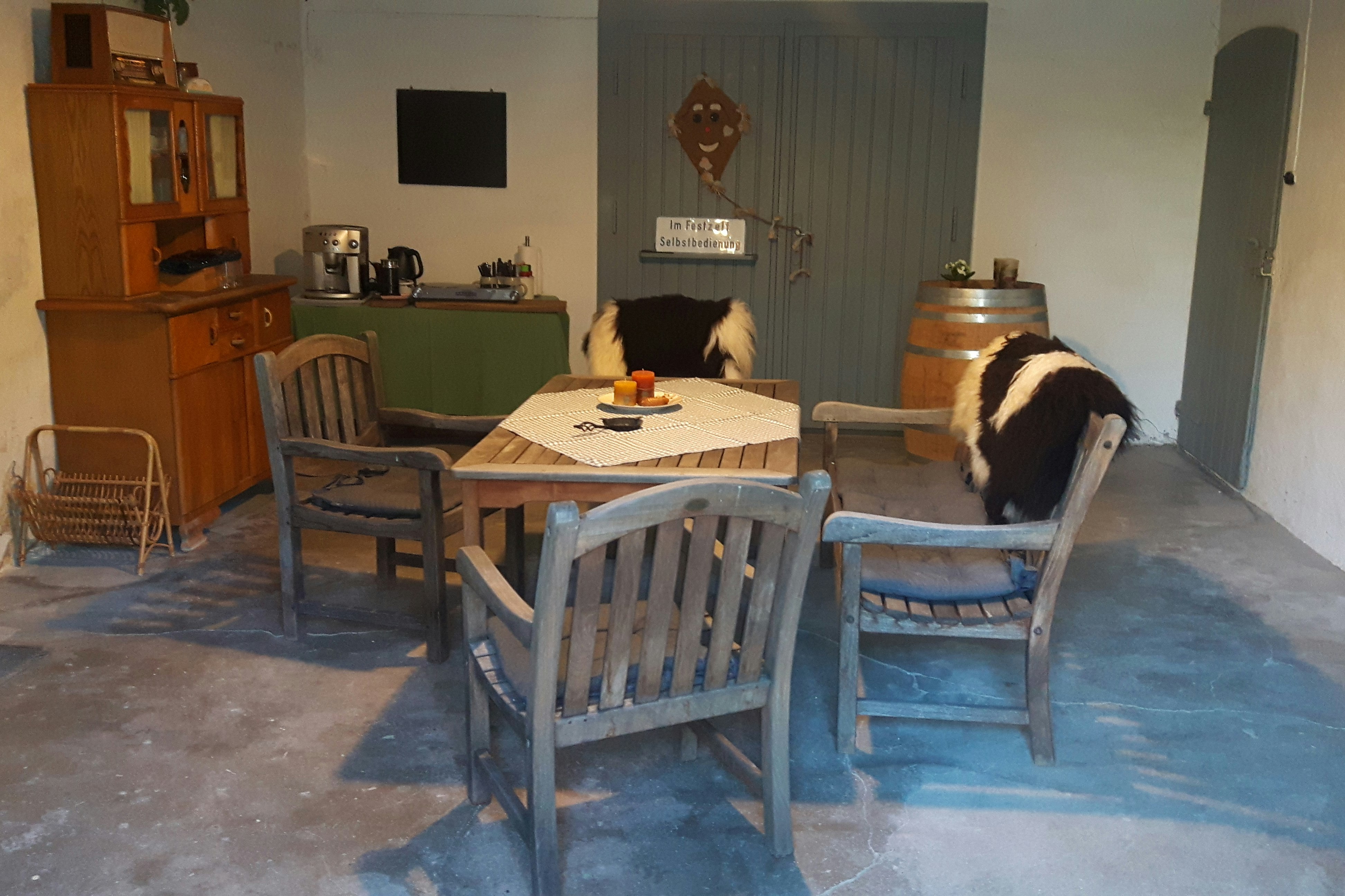 Hyggehof Camping Stellplatz - Aufenthaltsraum auf dem Campingplatz