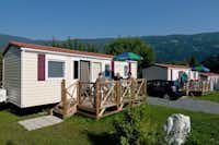 Idealcamping Lampele -  Mobilheime mit Terrasse auf dem Campingplatz