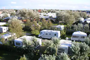 Insel-Camping-Borkum - Campingplatz aus der Vogelperspektive