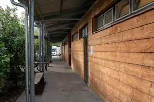 Insel-Campingplatz Sandseele - Sanitaergebaeude