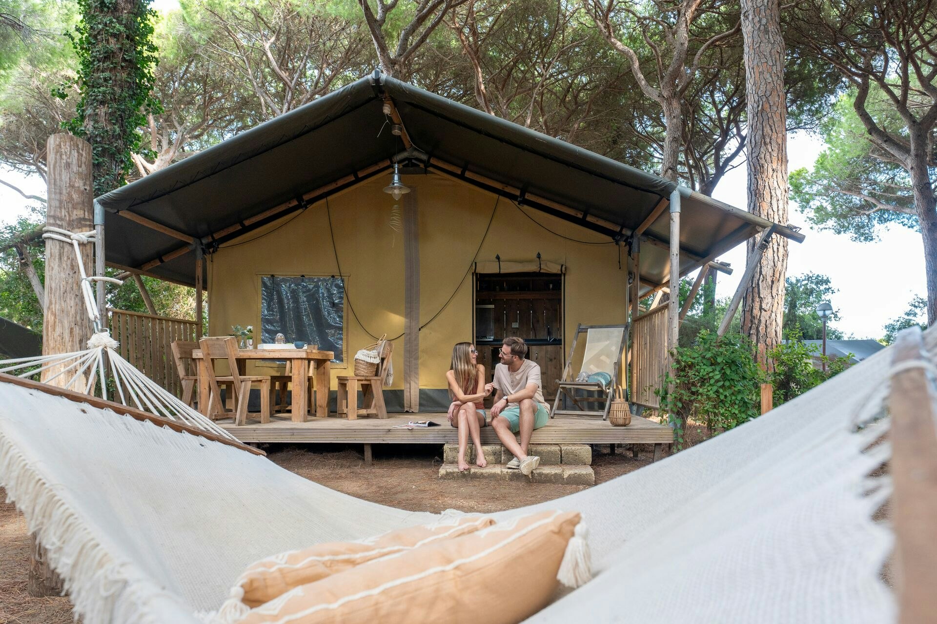 International Camping Etruria - Außenansicht Glamping-Zelt