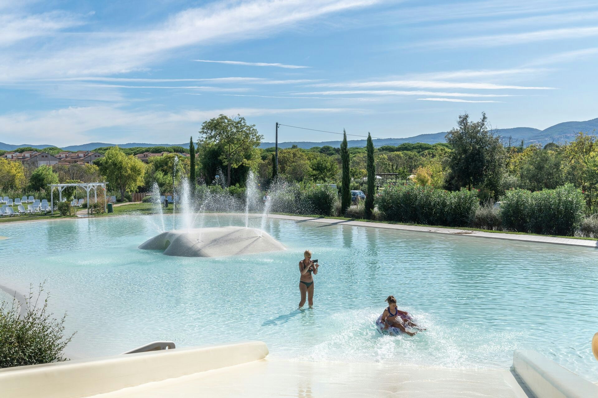 International Camping Etruria - Poolbereich auf dem Campingplatz