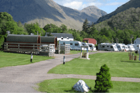 Invercoe Caravan and Camping Park - Wohnwagen und Camping Pods auf dem Campingplatz 